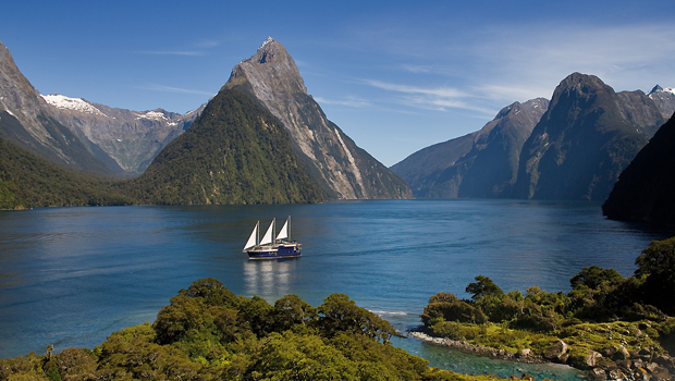 Cruising Milford Sound